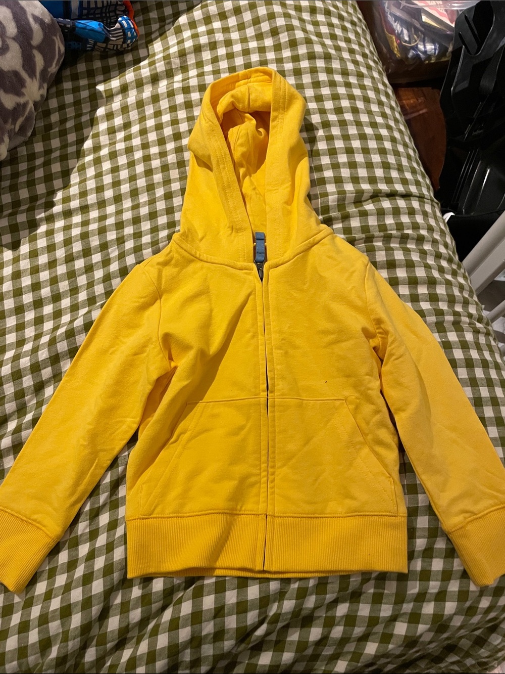 Primary Yellow Kids Zip-Up Hoodie size 2T NWT
